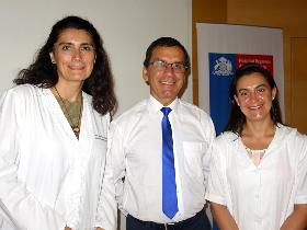 Dres. Rossana Román, Antonio Cárdenas y Pilar Echeverría
