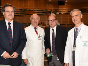 Dres. Ricardo Ronco, Gonzalo Alarcón, Pablo Vial y Pablo Lavados