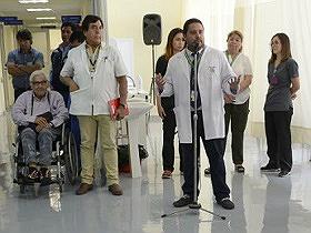 Dr. Ricardo Avendaño en la inauguración de las dependencias