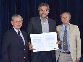 Sres. Luis Bork, Rafael de la Maza y Jorge Salomó