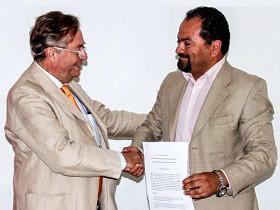 Sres. Rafael Correa y Gonzalo Urbina