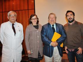 Dres. Eduardo Lecannelier, Yolanda Contreras, Raúl González y Henry Castro