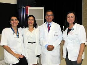 Dres. Rossana Román, Marcia Vega, Antonio Cárdenas y Tamara Inostroza