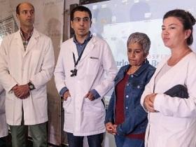 Dres. Cristian Haring, Carlos Bennett, Sra. Carmen Guzmán y Dra. Lilian Acevedo