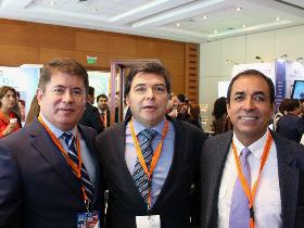 Dres. Fernando Cofré, Leonidas Traipe y Gerardo Neumann