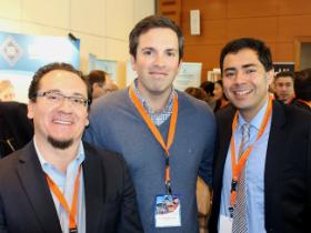 Dres. Andrés Díaz, Luis Teichelmann y Jorge Gallardo
