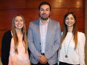 Dres. Daniela Rössle, Claudio Faúndez y Daniela Peña