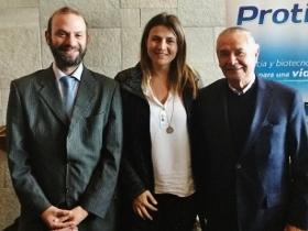 Sr. Christian Martin y Dres. Paula Herrera y Richard Ríos