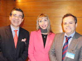 Dres. Manuel Campos, Andrea Contreras y Juan Rodríguez Uranga