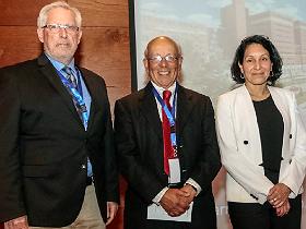 Dres. Gary Sieck, Rienzi Díaz y Carmen Terzic
