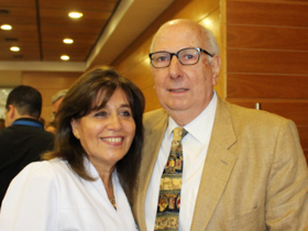 Dres. Viola Pinto y Carlos Saieh