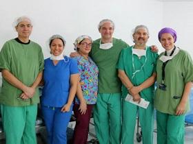 Miembros del Servicio de Urología del Hospital de Copiapó