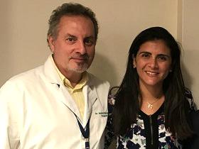 Dr. Roland Bargsted y EU Paula Godoy