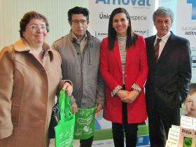Dres. Ana María Rabanal y Luis Schölz, Sra. Valeria Caldichoury y Dr. Edgardo Grob