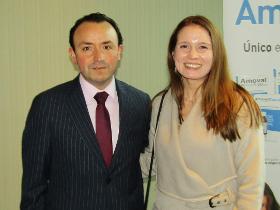 Sr. Víctor Rivera R y Dra. Lilian Hott