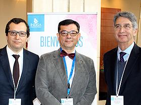 Dres. Hernán Rojas, Patricio Vásquez y Víctor Rubio
