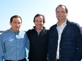 Dres. Ratko Yurac, Marcelo Molina y Marcos Ganga