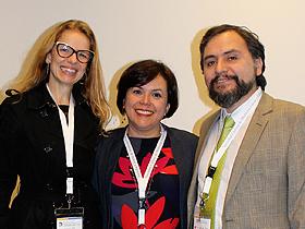 Dres. Christina May Moran de Brito, Paola Ritte y Sr. Cristián Olave