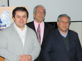 Dres. Miguel Antúnez, Eduardo Vergara y Francisco Arancibia