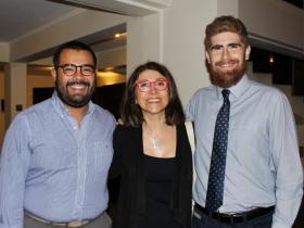 Dres. Patricio Cáceres, Susana Stuardo y Cristóbal Loezar