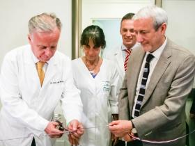 Dres. Emilio Santelices, Verónica Chamy y Sr. Aldo Valle