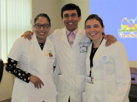 Dres. Claudia González, José Luis Pérez y Natalia Rivera