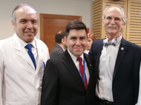 Dres. Víctor Monreal, Claudio Olmos y Stanley Maloy