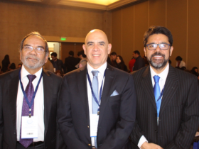 Dres. Ricardo Larrea, Roberto Conepción y Víctor Rossel
