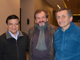 Dres. Julio Lillo, Enrique Espinoza y Osvaldo Zárate