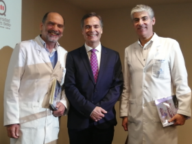 Dres. Rodrigo Castillo, Marcelo Castro y Gonzalo Campaña