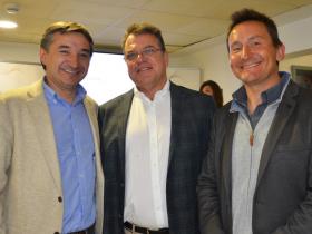 Dres. Pedro Pavéz, Michael Nogler y Miguel Ángel Vivanco