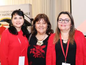 Ma. Mercedes Carrasco, Anita Román y Karina Díaz