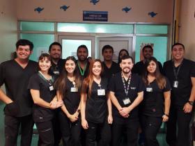 Equipo de kinesiólogos intensivistas Hospital de Iquique