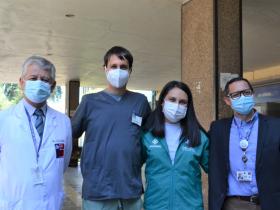 Dres. Luis Jaime y Matías Emmerich, Sra. María Francisca Aguirre y Sr. Nolasco Pérez