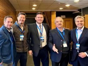 Dres. Felipe Caroca, Gustavo Mardones, Cristian Baier, Ramón Hernández y Germán Norambuena