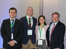 Dres. Felipe Vega, Arturo Grau, Lorena Martínez y Mario Cabezas