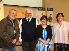 Dres. José Caro, Carlos Vio, Alexis Strickler y María Inés Barría