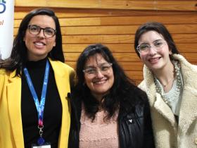 Sra. Josefa Tabilo y Dras. Alba Rodríguez y Angélica Fernández