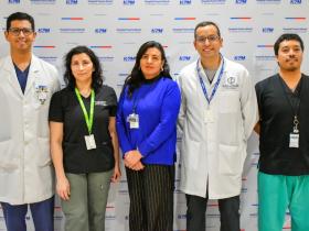 Dres. José Luis Cuevas, Andrea Pérez, Gilda Parra, Arturo Alonso y Juan Bugueño