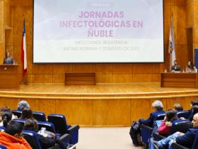 antimicrobianos, Inés Cerón, Hospital Herminda Martín, Universidad del Bío Bío, jornadas infectológicas
