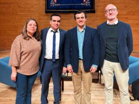 Dres. Andrea Vivero, Felipe León, Roberto Sunkel y Luis Pintor