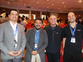 Dres. Jaime Lastra, Hernán Carrillo, Hans Müller y Nicolás Pavez