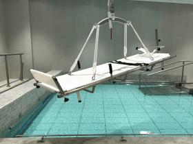 piscina terapéutica, rehabilitación, hospital de chillán