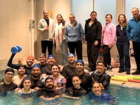 piscina terapéutica, rehabilitación, hospital de chillán
