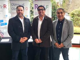 Sr. Edgardo Alcarraz. Dr. Jorge Oyarzún y Dr. Luis Vera