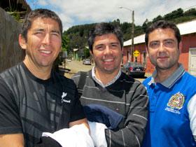 Dres. Aníbal Elgueta, Germán Arriagada y Álvaro Valenzuela